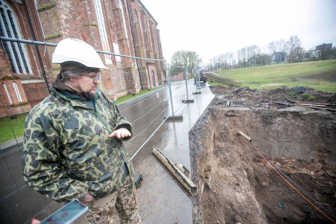 Archeologiniai radiniai šalia Šv.Jurgio bažnyčios