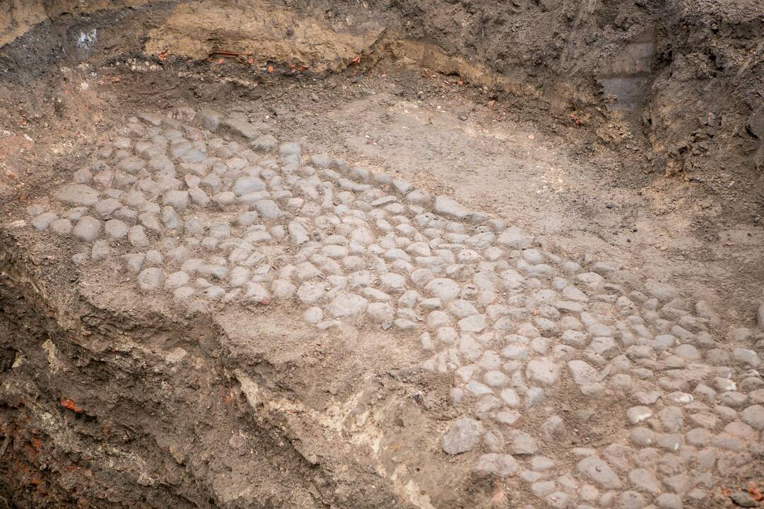 Archeologiniai radiniai šalia Šv.Jurgio bažnyčios