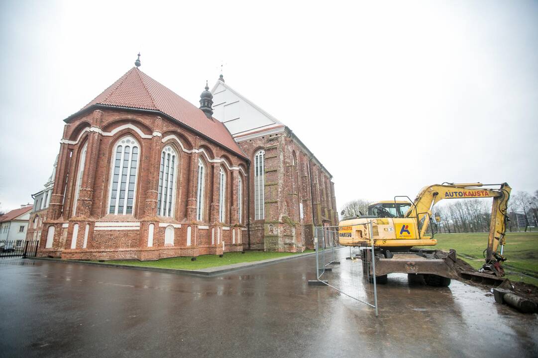 Archeologiniai radiniai šalia Šv.Jurgio bažnyčios