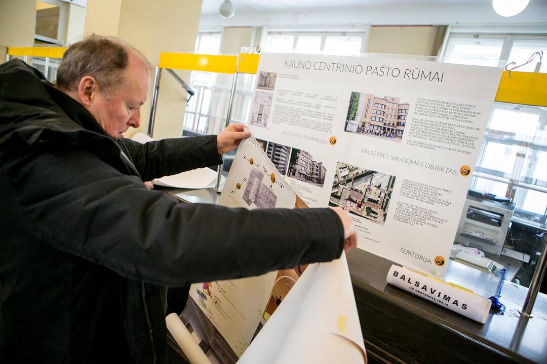 Diskusija dėl Kauno centrinio pašto pastato ateities