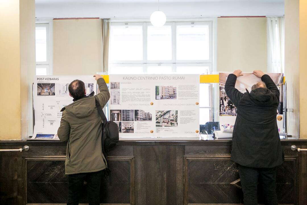 Diskusija dėl Kauno centrinio pašto pastato ateities