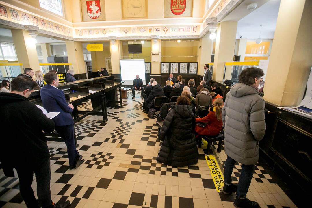 Diskusija dėl Kauno centrinio pašto pastato ateities