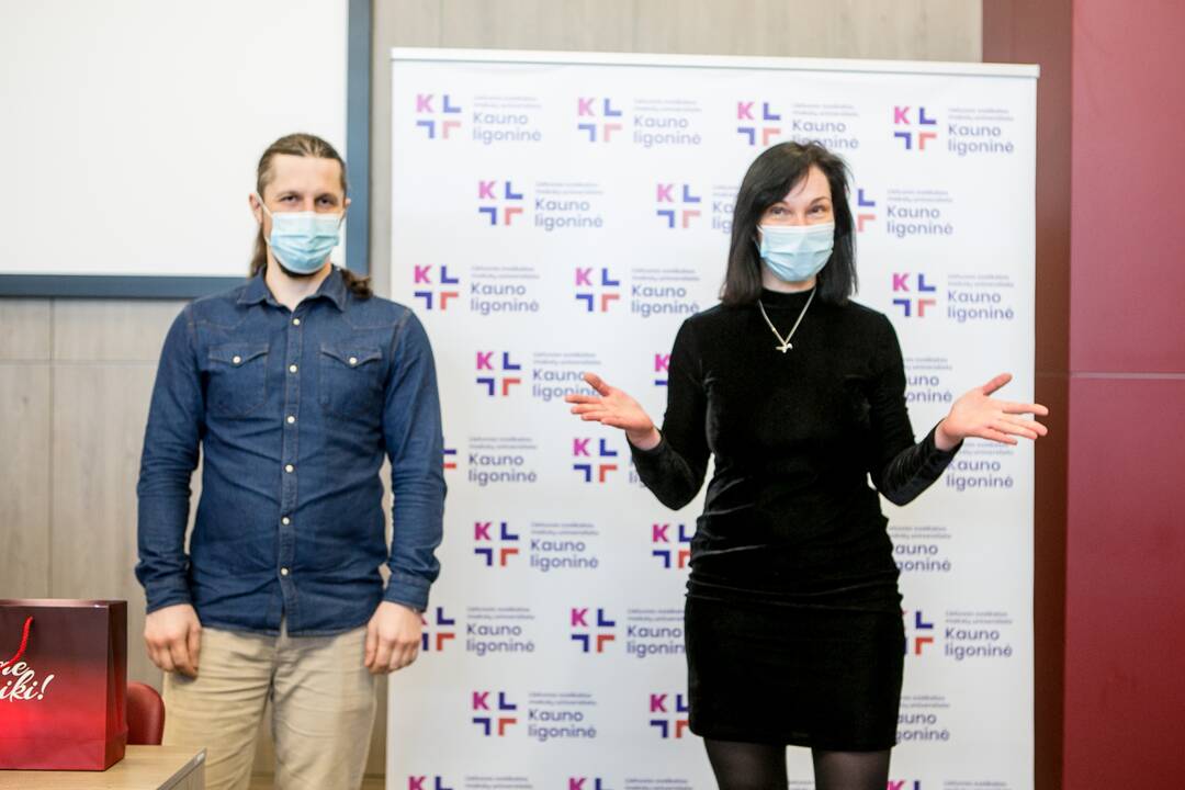 LSMU Kauno ligoninė pagerbė savanorius