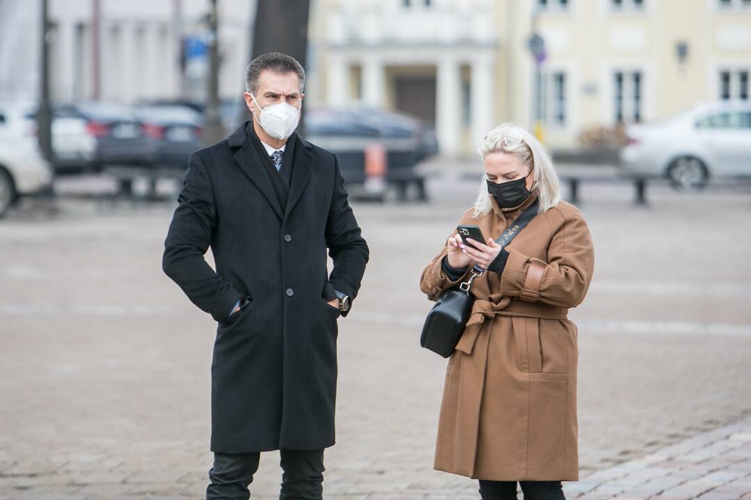 Protestas Kaune „Paskutinė verslo vakarienė“