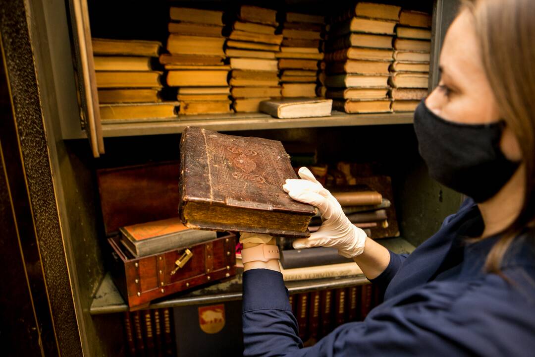 Įminta V. Kudirkos viešosios bibliotekos seifo mįslė