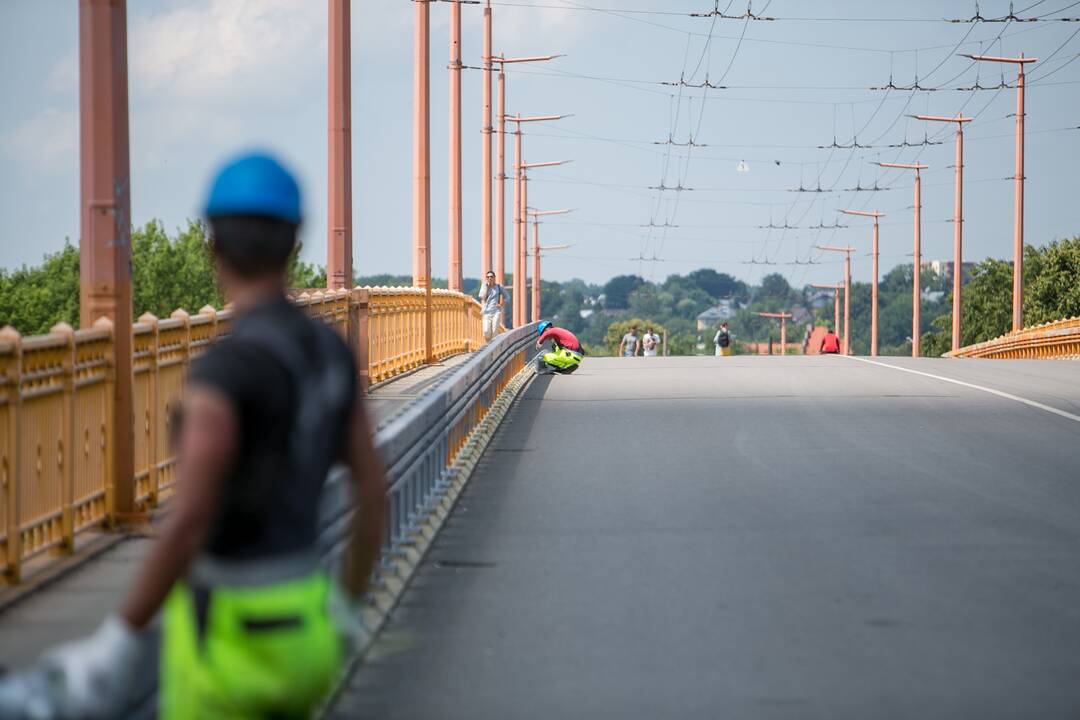 Pilies žiede remonto darbai vyksta pilnu tempu