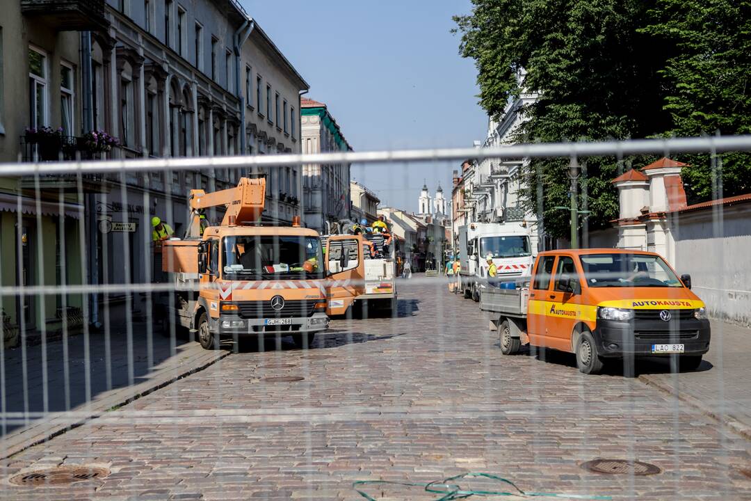 Rekonstrukcijai uždaroma Vilniaus gatvė