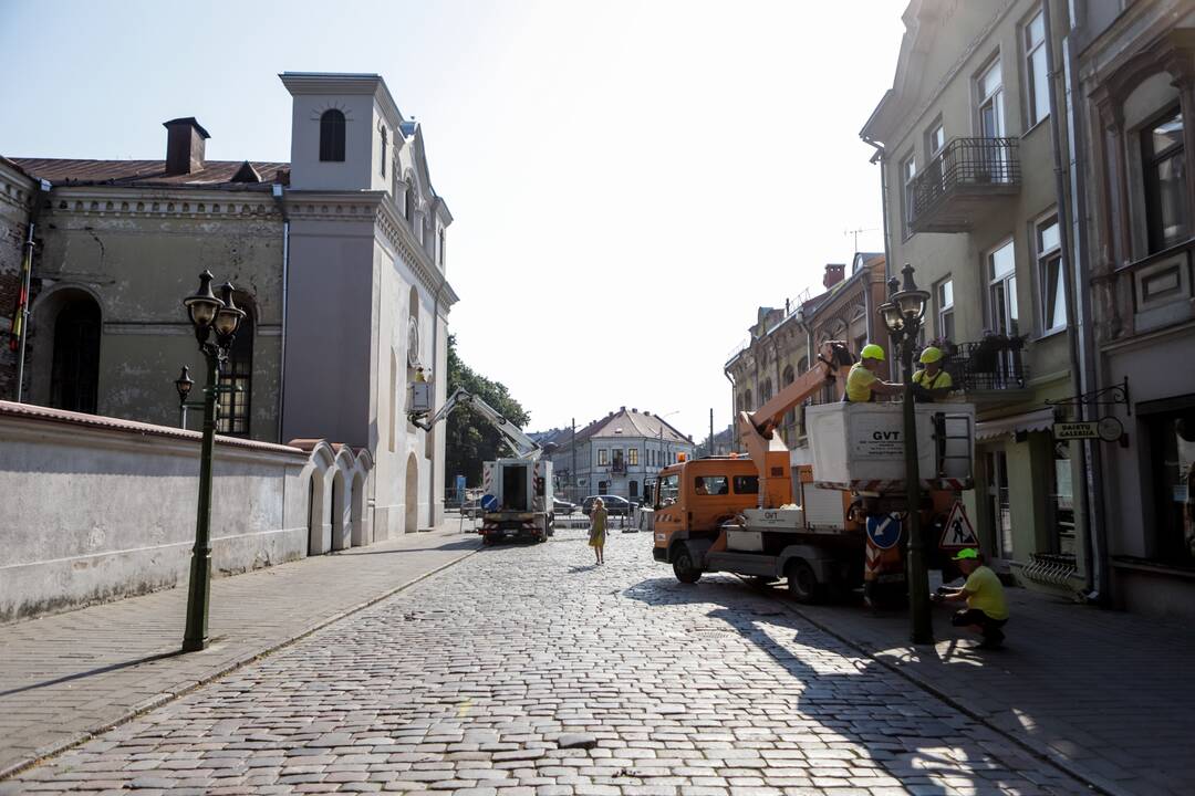Rekonstrukcijai uždaroma Vilniaus gatvė
