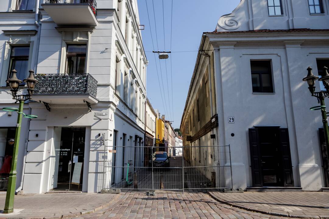 Rekonstrukcijai uždaroma Vilniaus gatvė