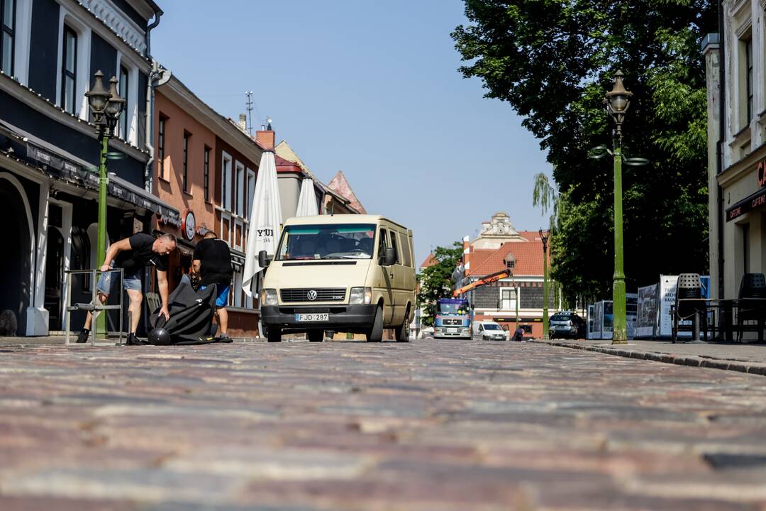 Rekonstrukcijai uždaroma Vilniaus gatvė