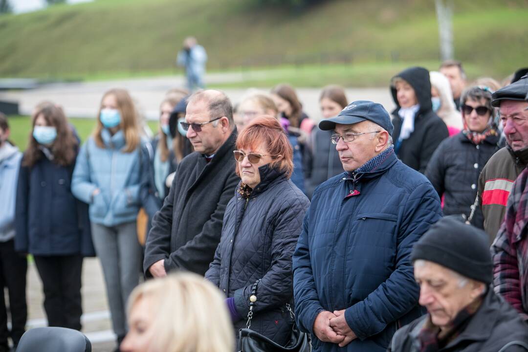Žydų genocido dienos minėjimas IX forte