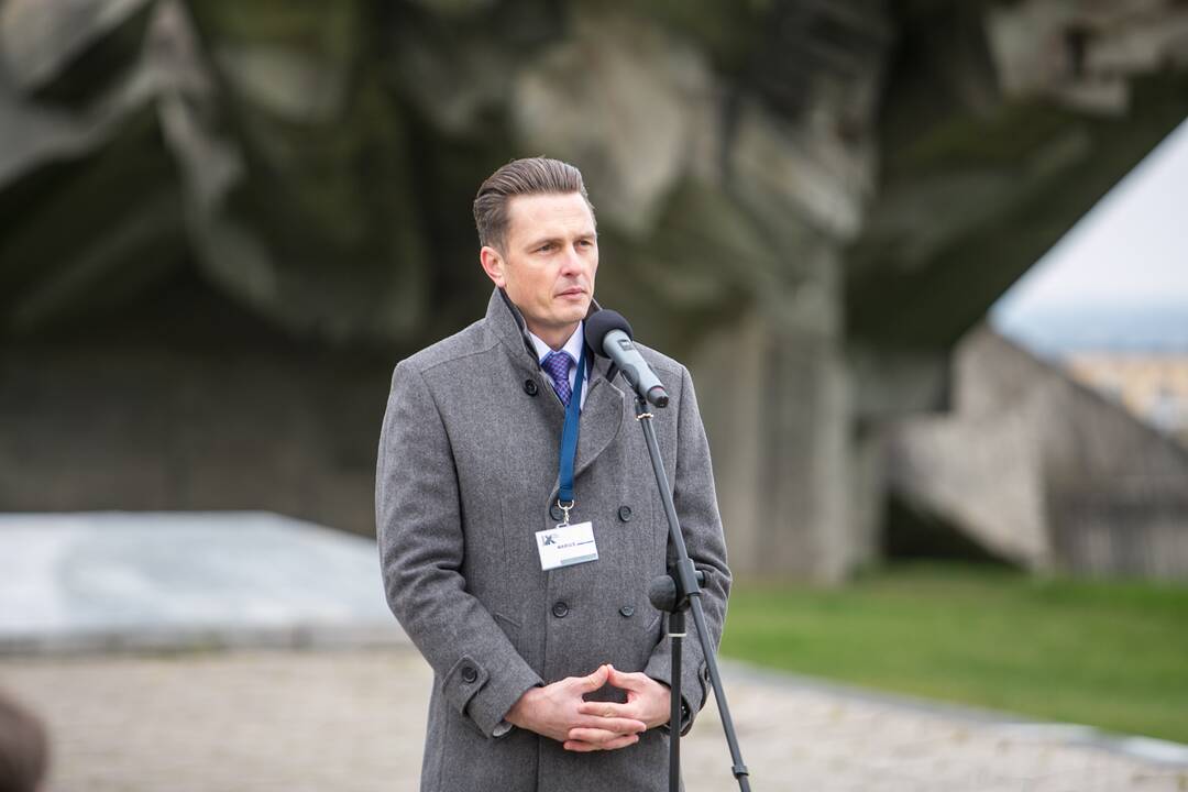 Žydų genocido dienos minėjimas IX forte