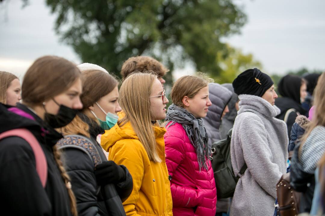 Žydų genocido dienos minėjimas IX forte