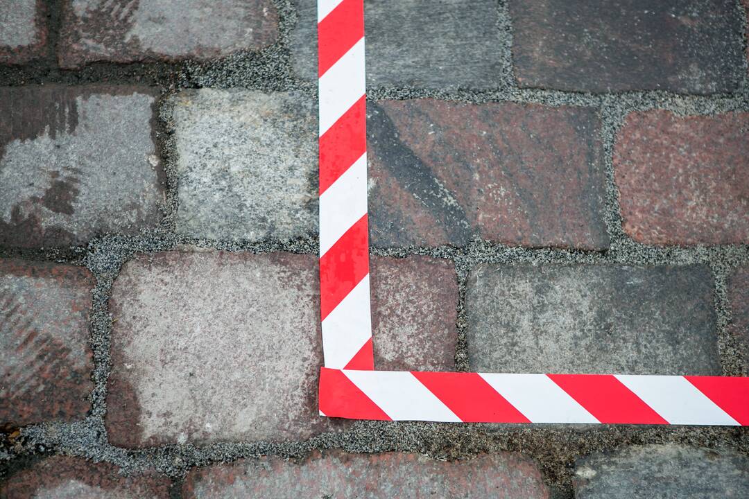Pristatytas Vilniaus gatvės nulygintas grindinys