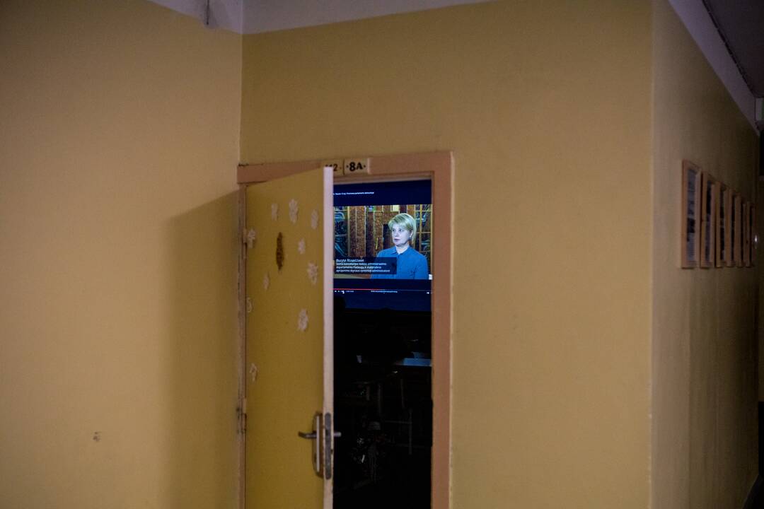 Žvakutės Kauno gimnazijos languose