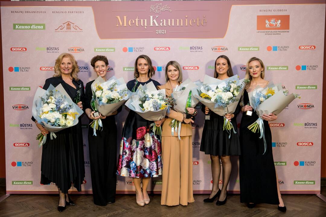 „Metų kaunietė 2021“ apdovanojimų svečiai