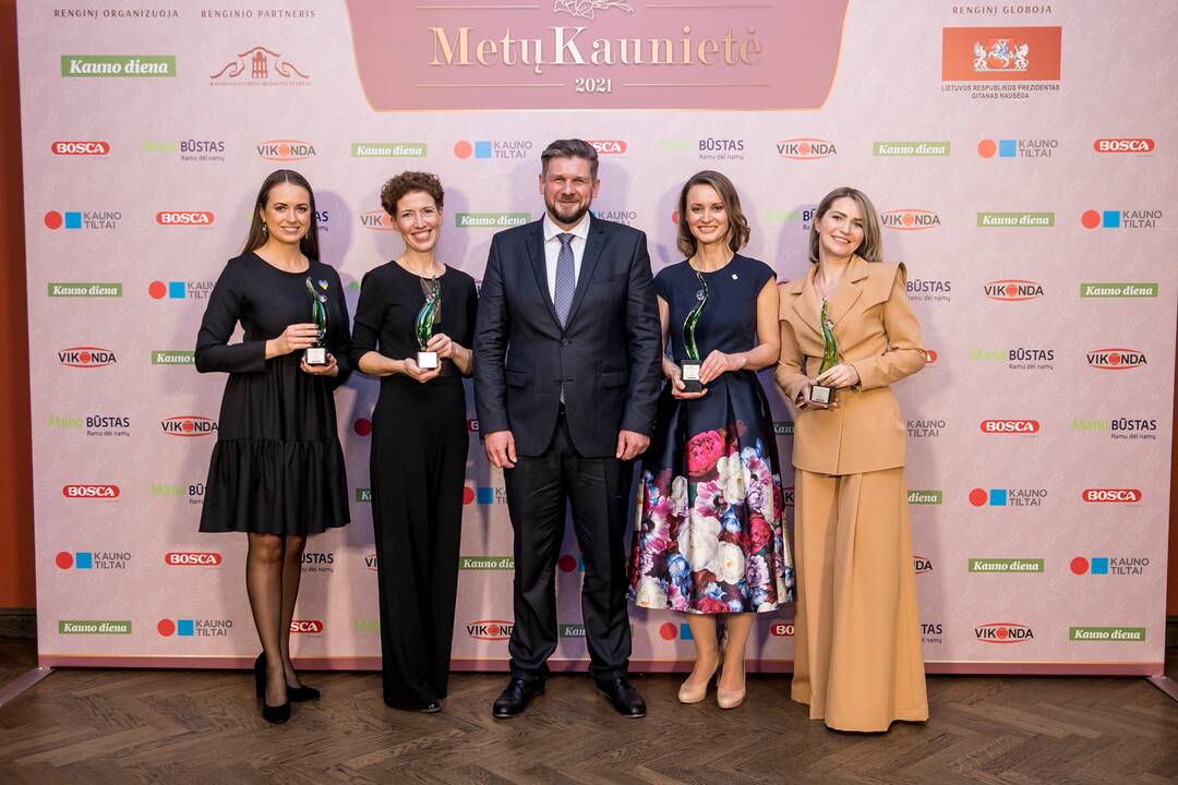 „Metų kaunietė 2021“ apdovanojimų svečiai