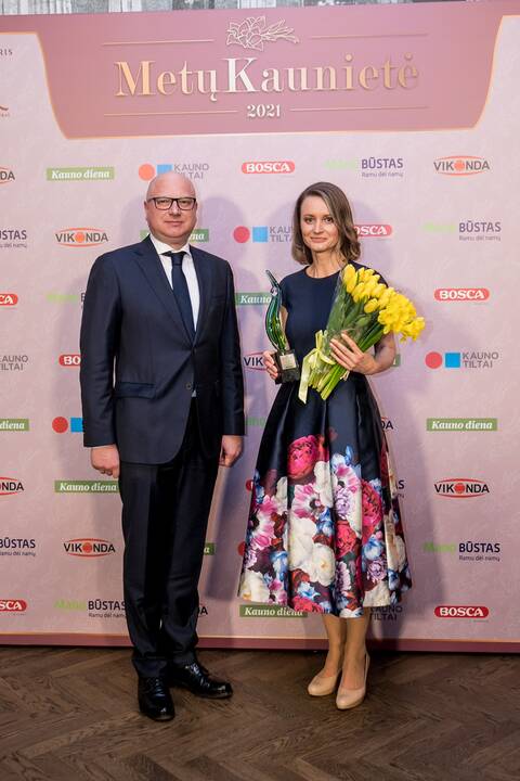 „Metų kaunietė 2021“ apdovanojimų svečiai