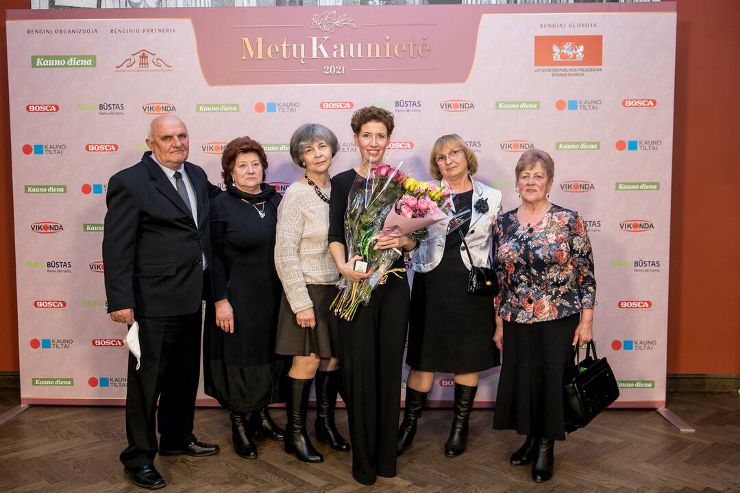 „Metų kaunietė 2021“ apdovanojimų svečiai