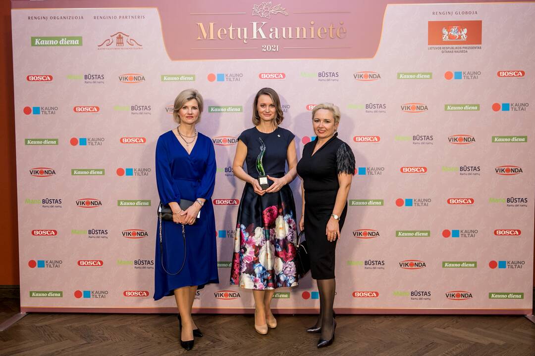 „Metų kaunietė 2021“ apdovanojimų svečiai