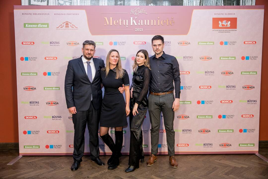 „Metų kaunietė 2021“ apdovanojimų svečiai