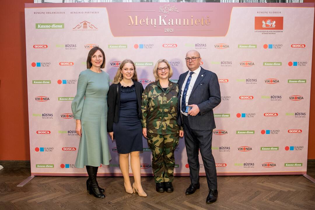 „Metų kaunietė 2021“ apdovanojimų svečiai
