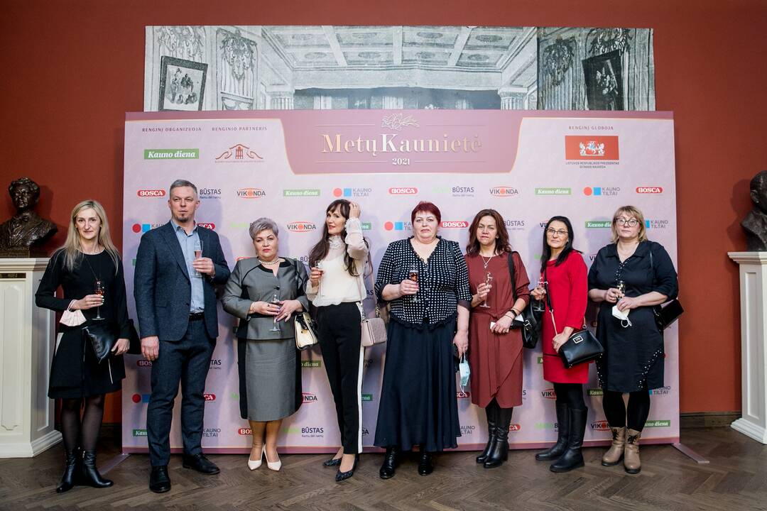 „Metų kaunietė 2021“ apdovanojimų svečiai