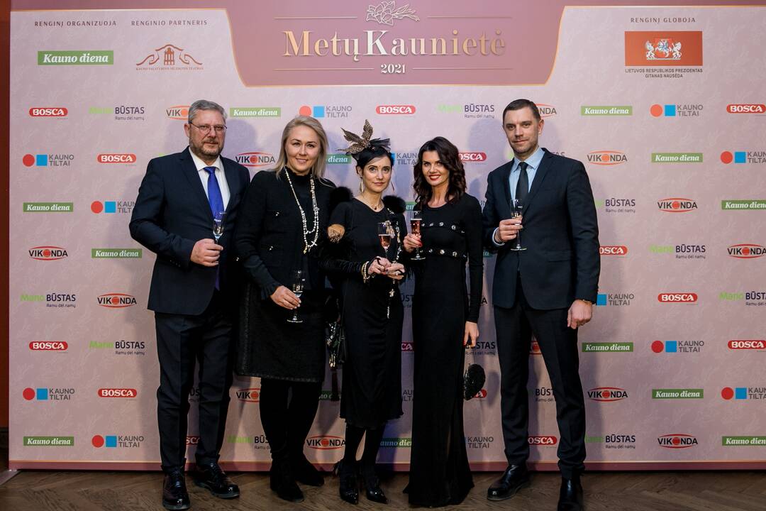 „Metų kaunietė 2021“ apdovanojimų svečiai