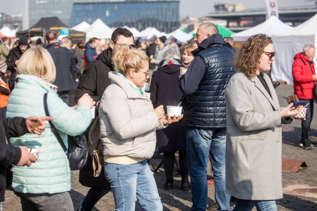 Kazimiero mugėje – ukrainietiški barščiai