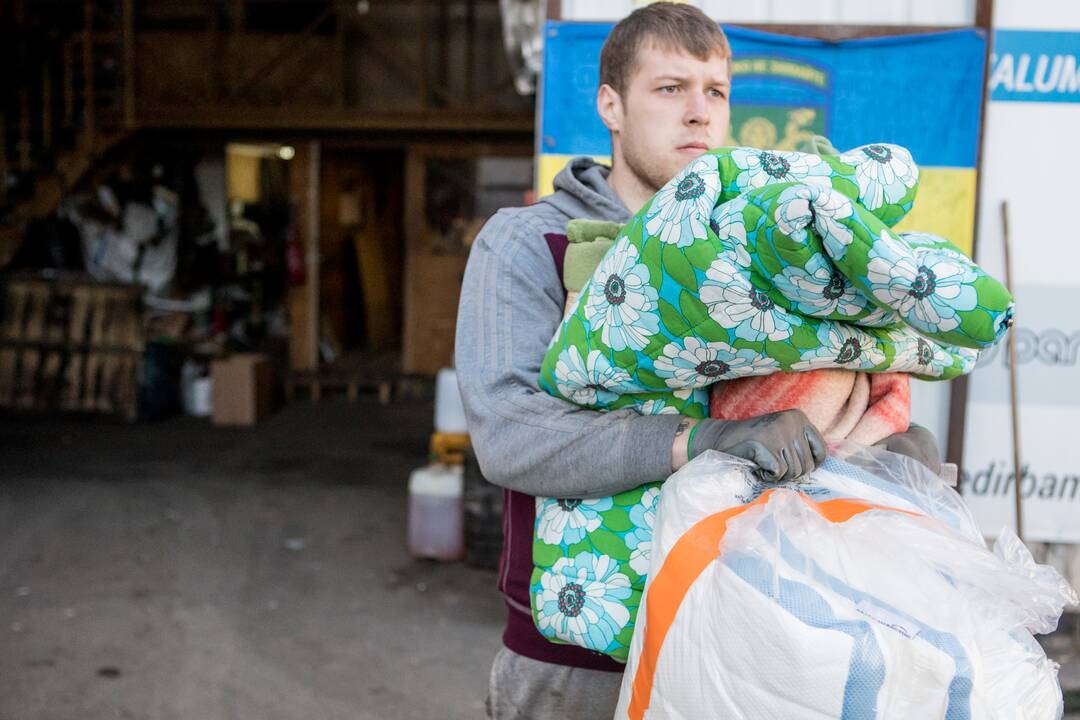 Į Ukrainą iškeliauja Kaune surinkta parama