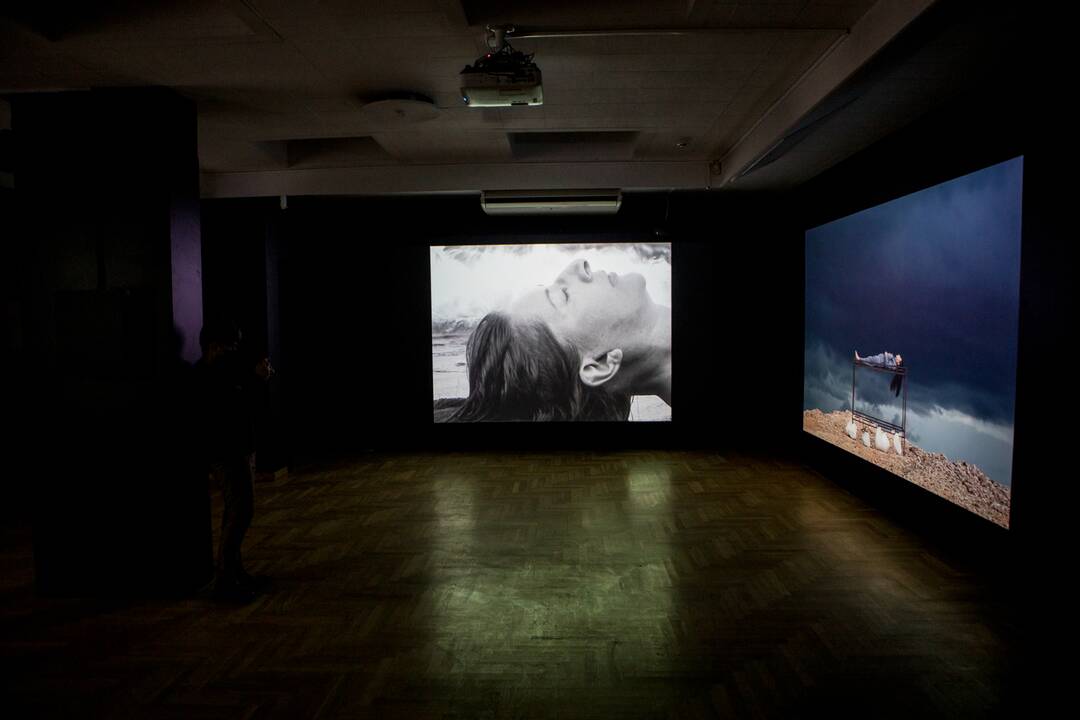 Marinos Abramović spaudos konferencija ir parodos pristatymas Kauno paveikslų galerijoje