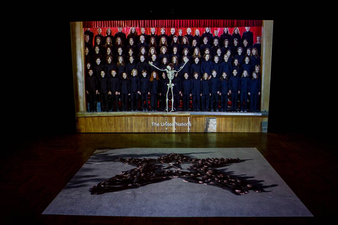 Marinos Abramović spaudos konferencija ir parodos pristatymas Kauno paveikslų galerijoje