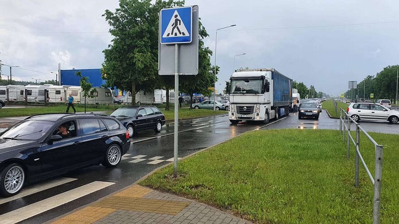 Liūtis ir kruša Kaune