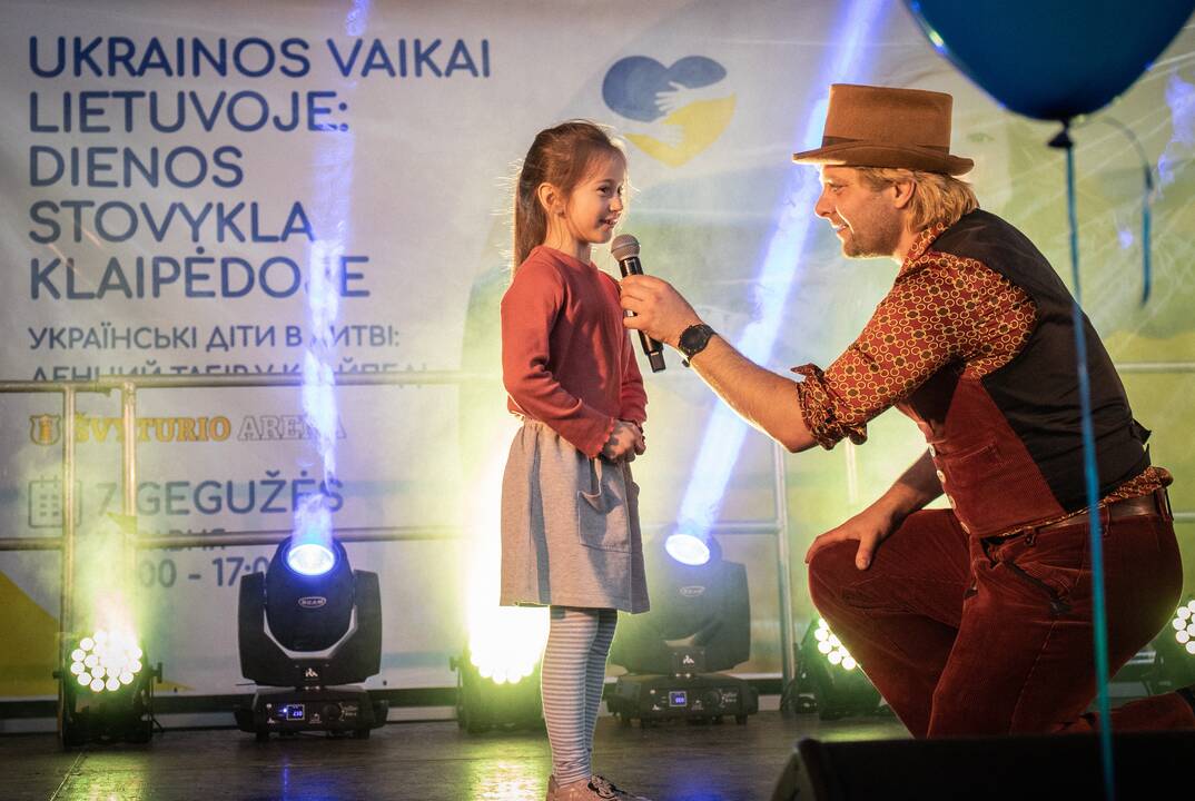 „Švyturio“ arenoje – dienos stovykla ukrainiečių vaikams