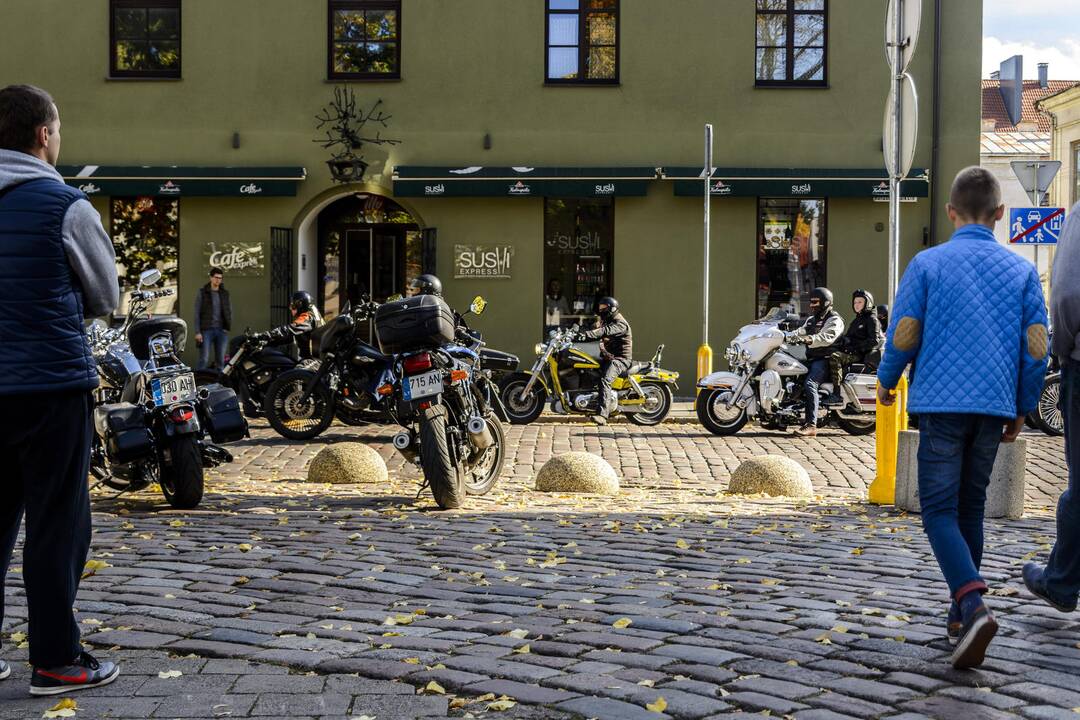 Baikeriai Kaune uždarė sezoną