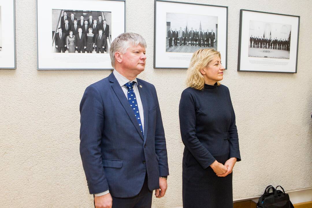 Spaudos konferencija Vyriausybėje dėl ministrų atleidimo