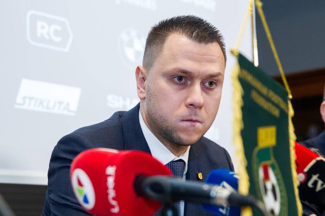 Futbolo rinktinės pristatymo konferencija