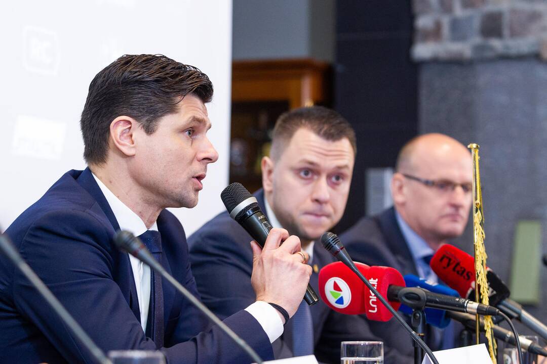 Futbolo rinktinės pristatymo konferencija