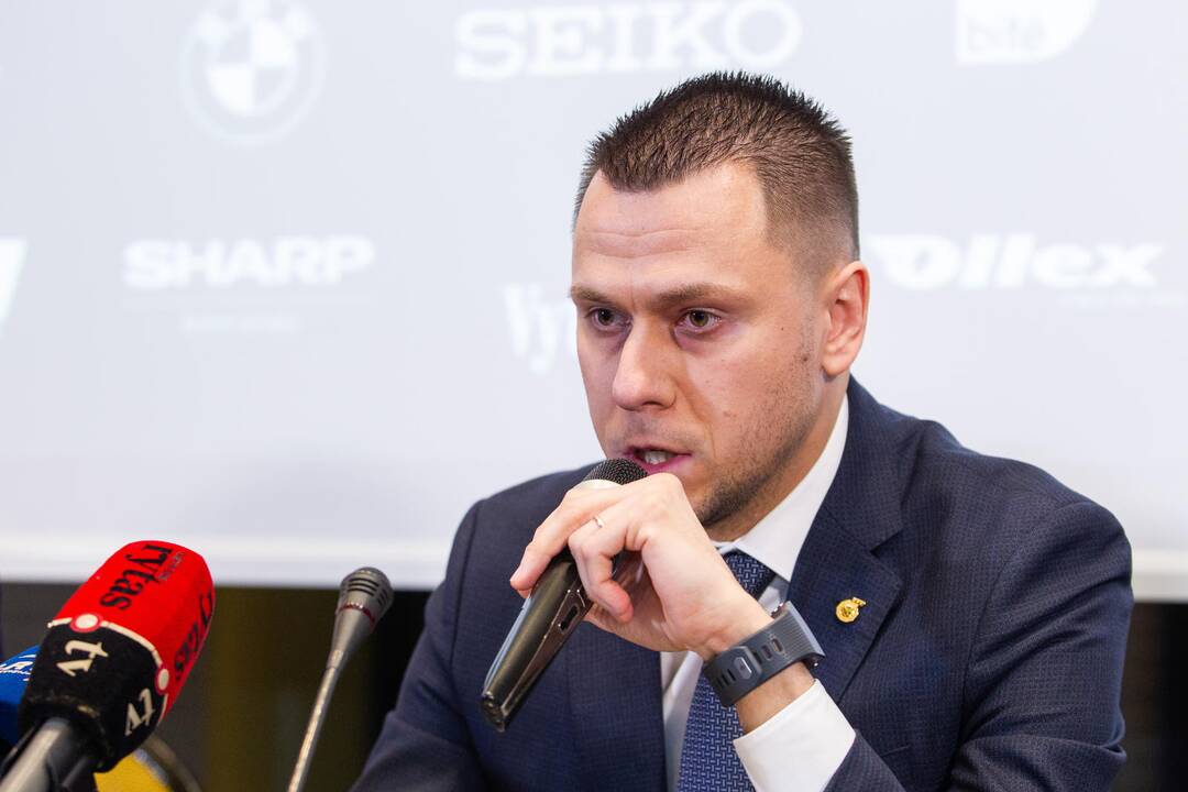 Futbolo rinktinės pristatymo konferencija