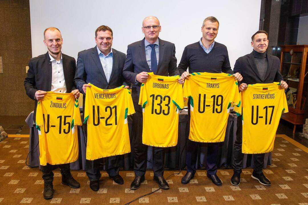 Futbolo rinktinės pristatymo konferencija