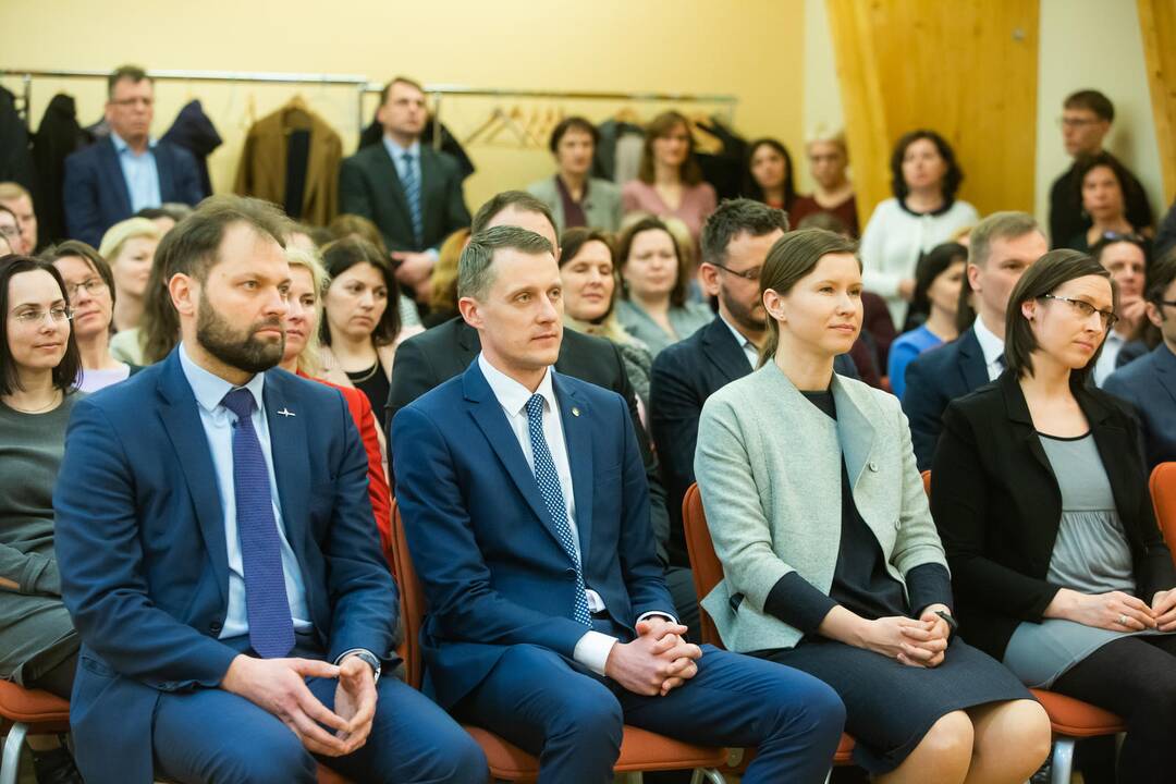 K. Mažeika pristatytas Aplinkos ministerijos kolektyvui