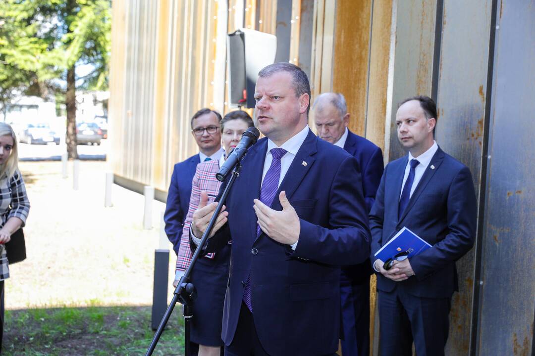 Pirmojo Lietuvoje gama peilio pristatymo ceremonija
