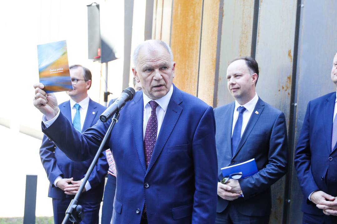 Pirmojo Lietuvoje gama peilio pristatymo ceremonija