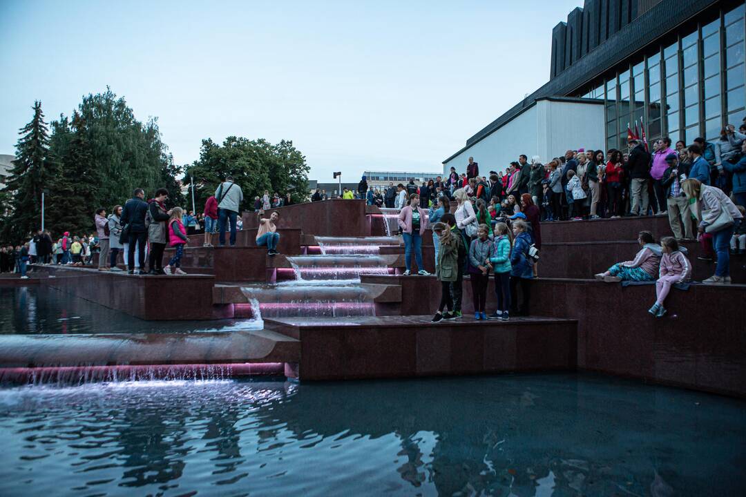 Iškilmingas Operos ir baleto teatro fontano atidarymas