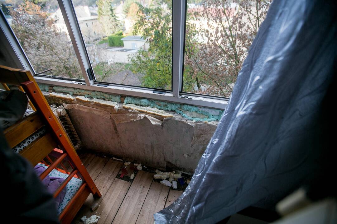 Sprogimas Vilijampolės daugiabutyje