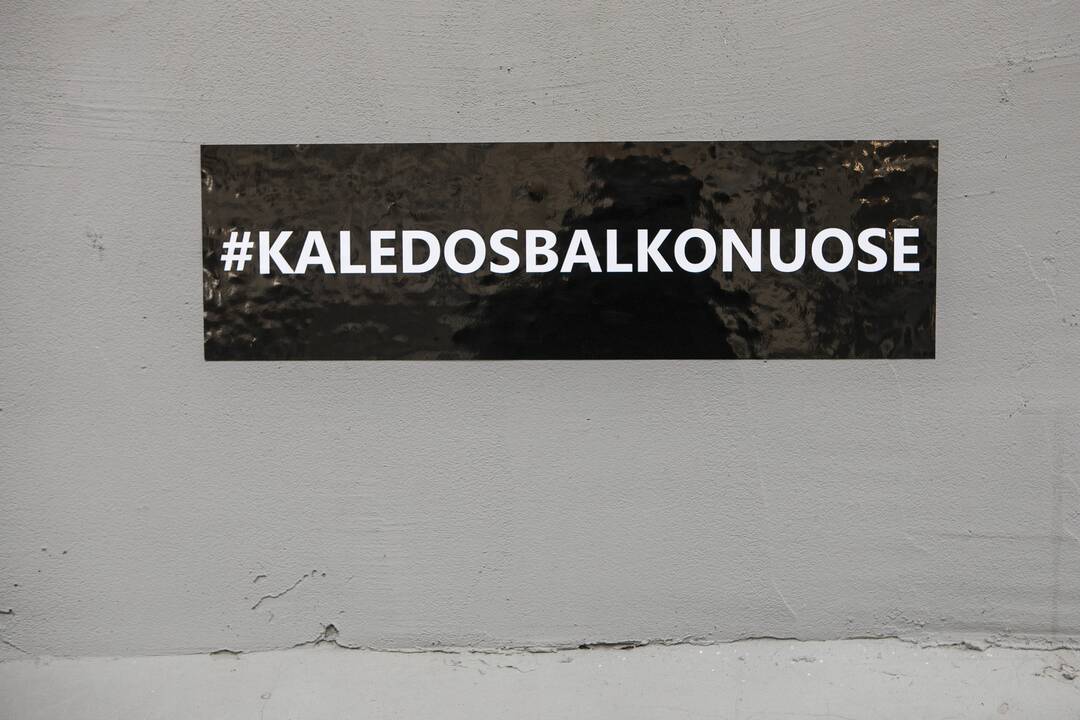 Projekto „Įžiebk Kalėdas balkone“ pradžios renginys