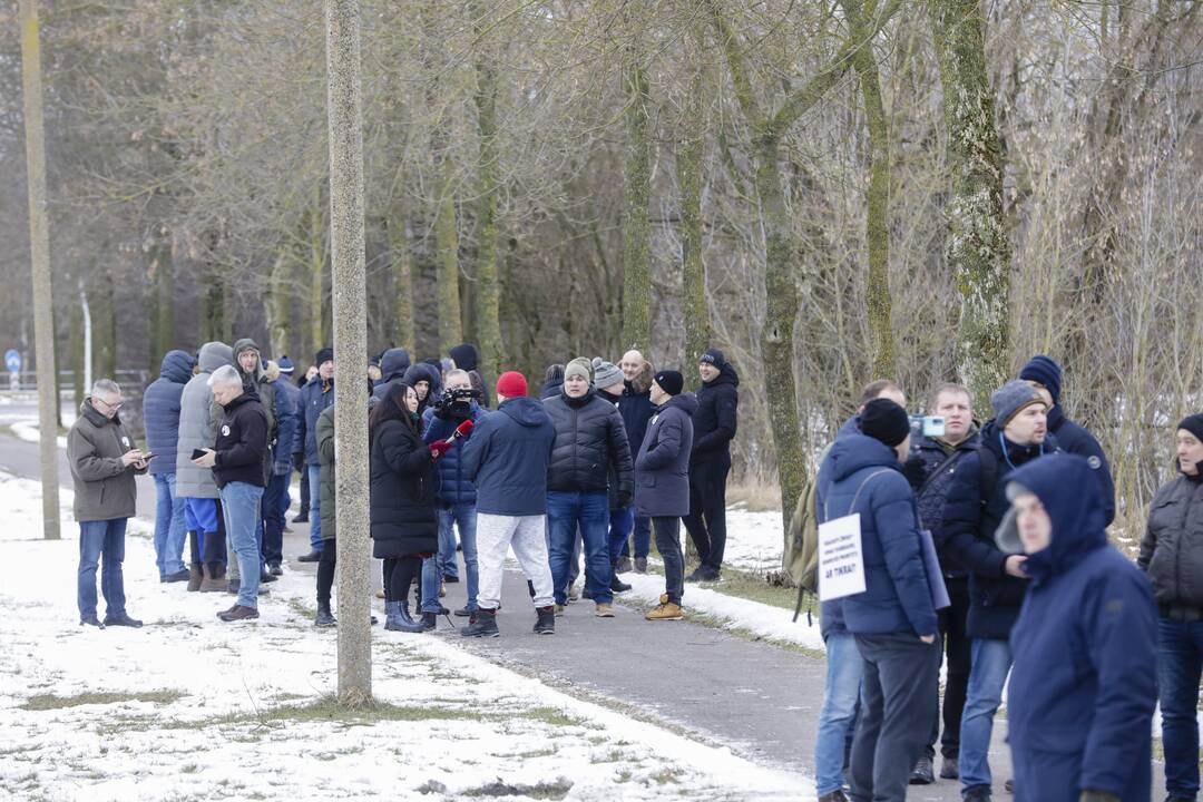 „Achemos“ darbuotojų streikas