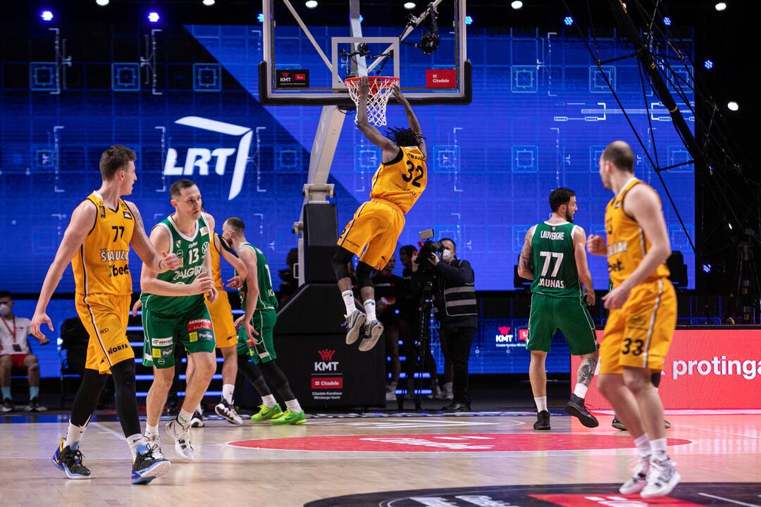 Karaliaus Mindaugo taurės pusfinalis: „Žalgiris“ – „Šiauliai“ (80:68)