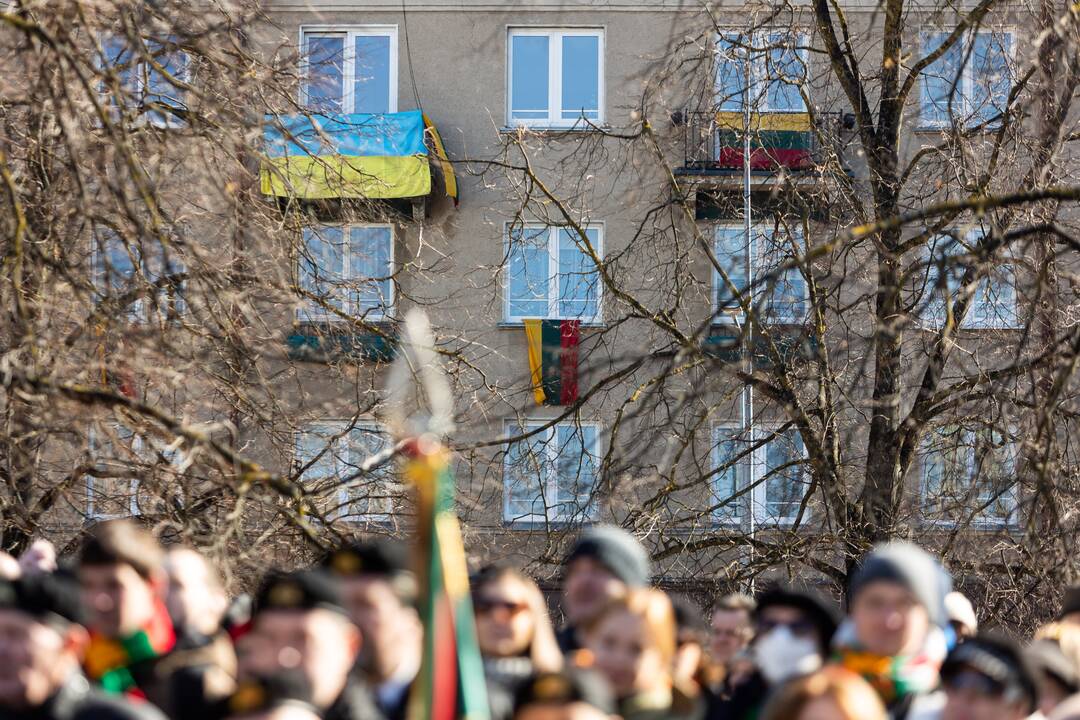 Trijų Baltijos valstybių vėliavų pakėlimo ceremonija