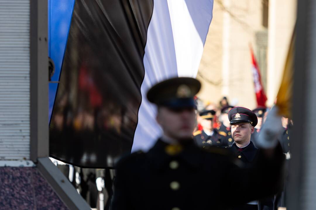 Trijų Baltijos valstybių vėliavų pakėlimo ceremonija